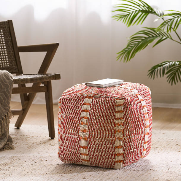 Bay Isle Home Jamir Boho Rectangular Outdoor Ottoman with Cushion ...